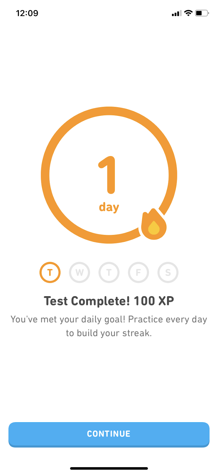duolingo achievement level success