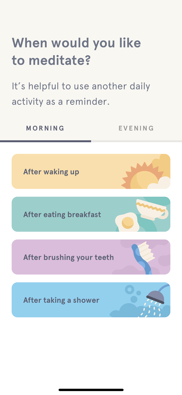 headspace personalized reminders