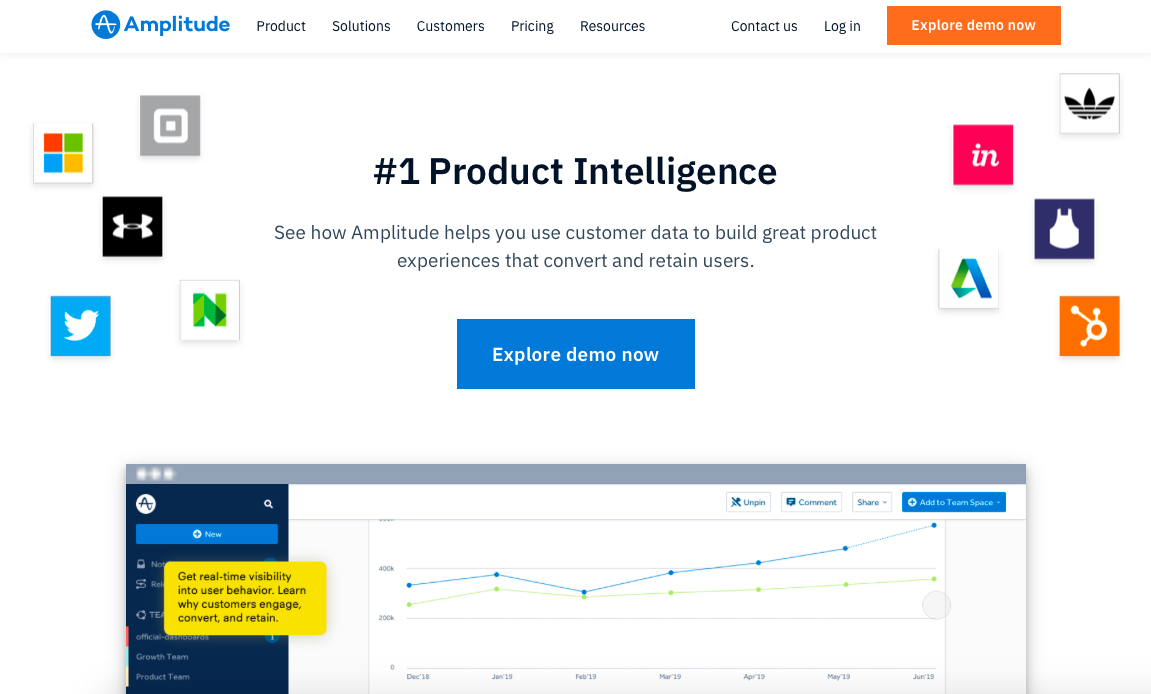 amplitude product analytics tool