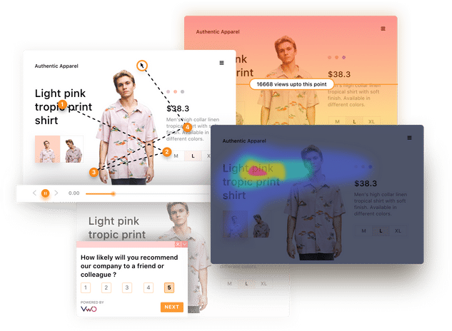 vwo product analytics heatmap tools