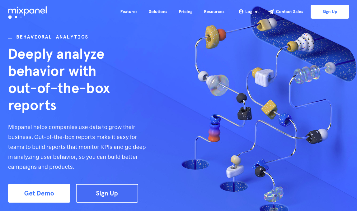 mixpanel behavioral analytics tool