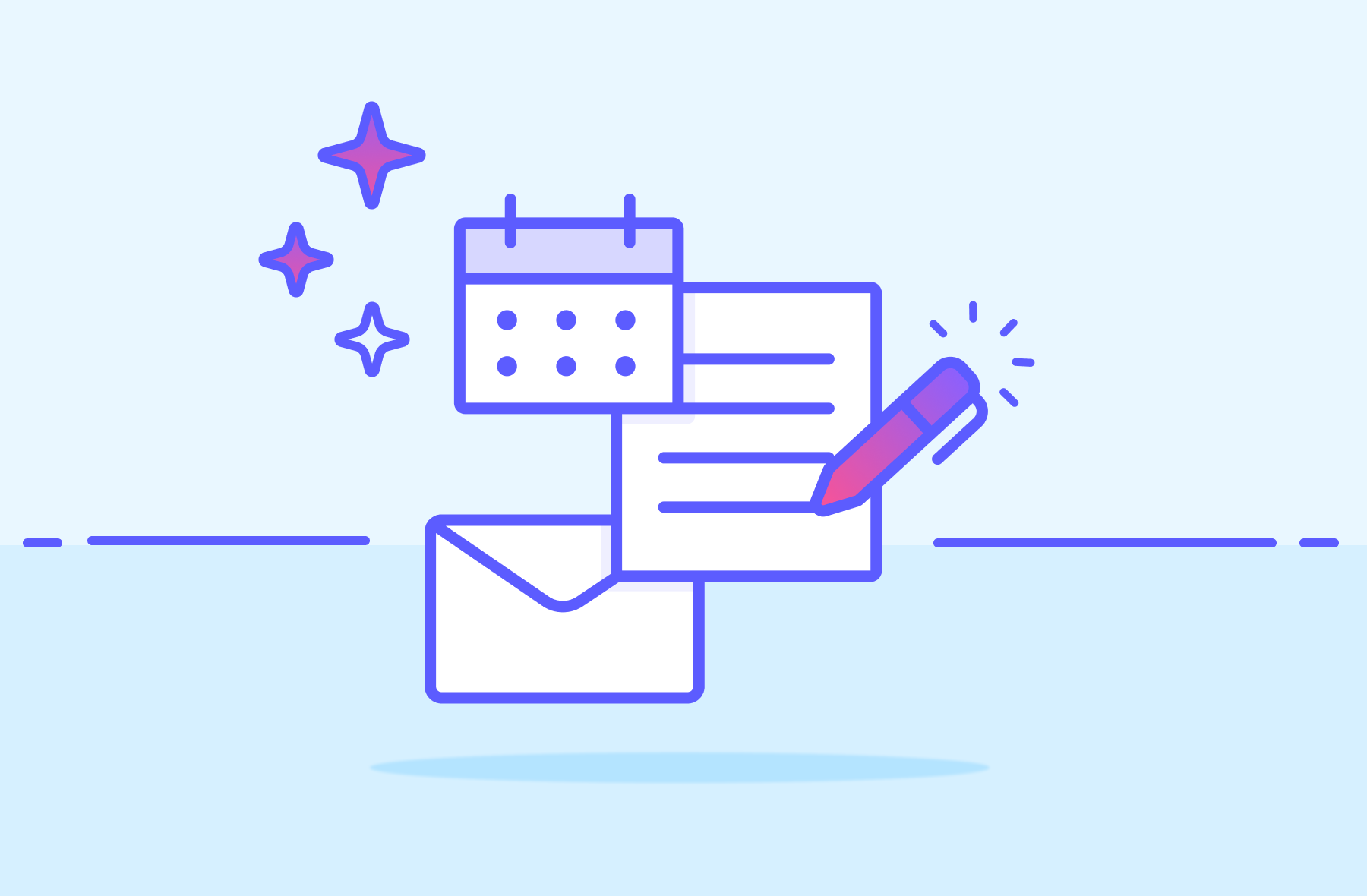 writing product launch emails as an illustrated gif