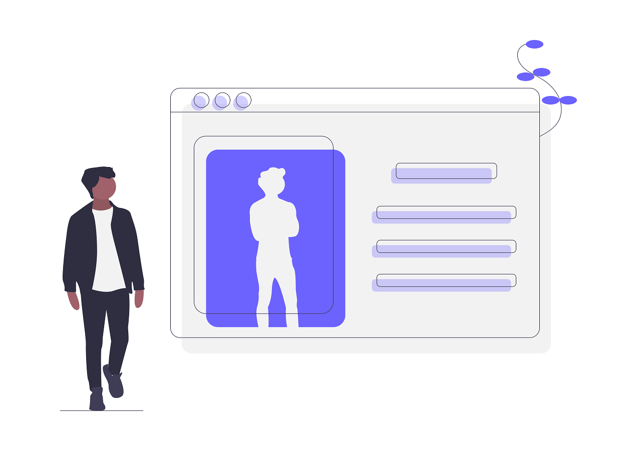 illustration of a job proifile for a product led sales person
