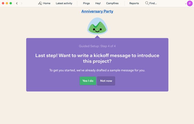 basecamp desktop onboarding