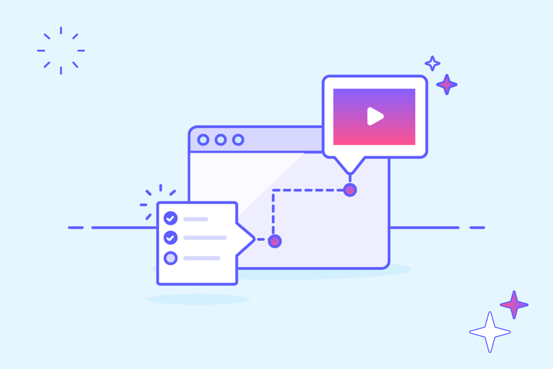 Self-service image of computer for product-led growth SaaS company