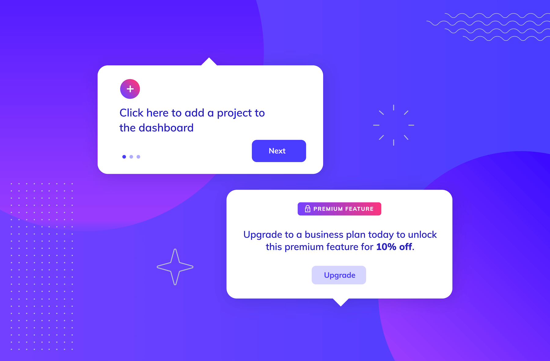 tooltip UI pattern example illustration