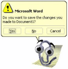 clippy tooltip microsoft word mascot