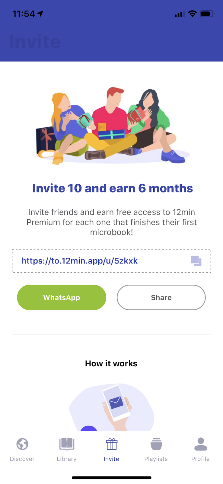 12min integrated user referral campaign