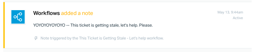 HelpScout customized notes