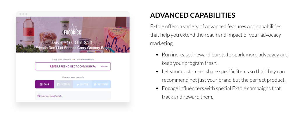 extole enterprise customer advocacy tool